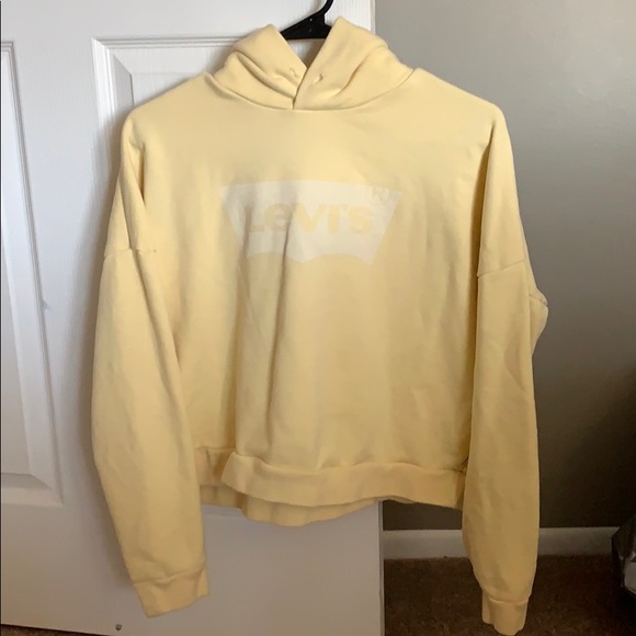 levis hoodie yellow